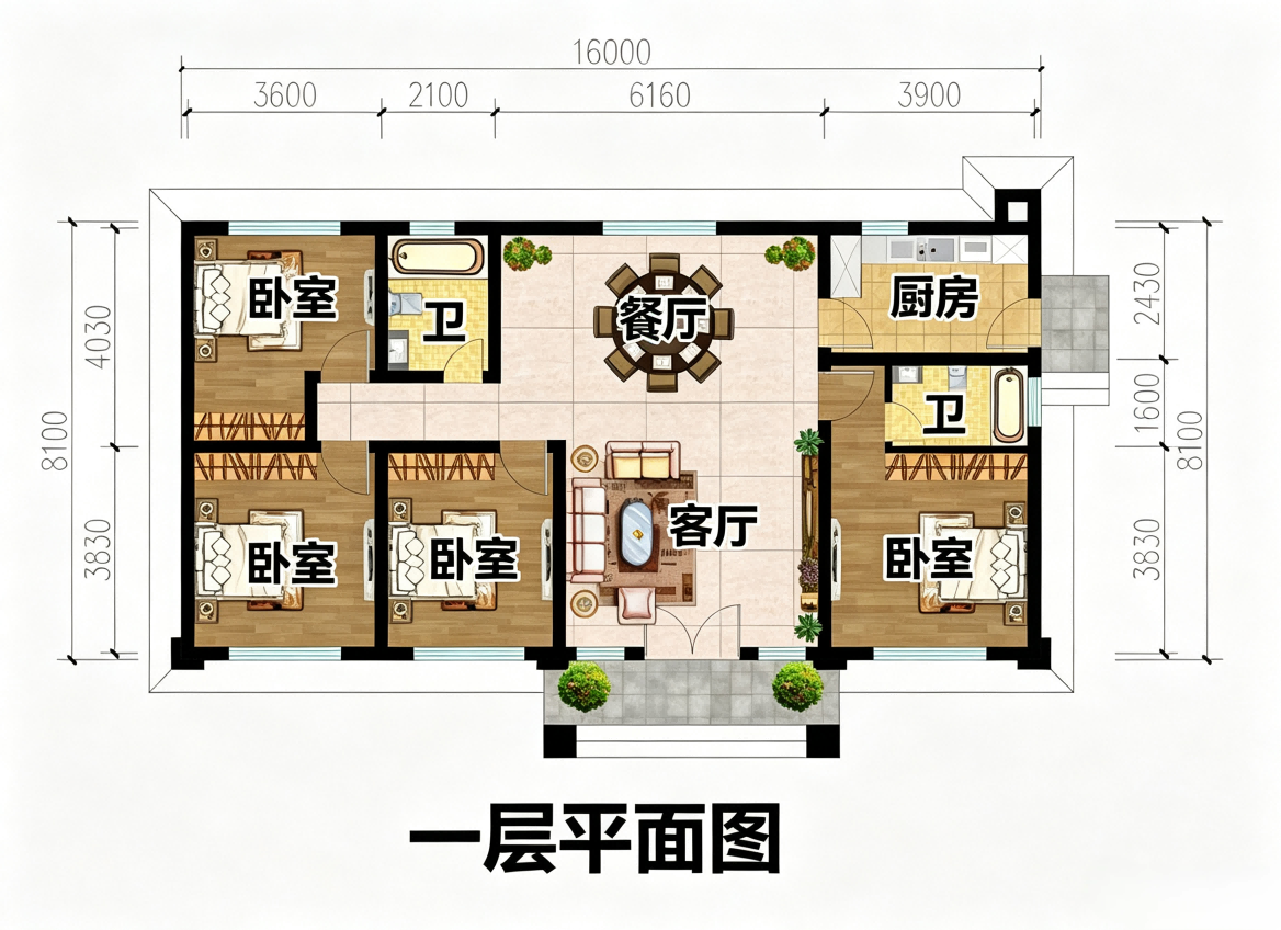 一层户型4