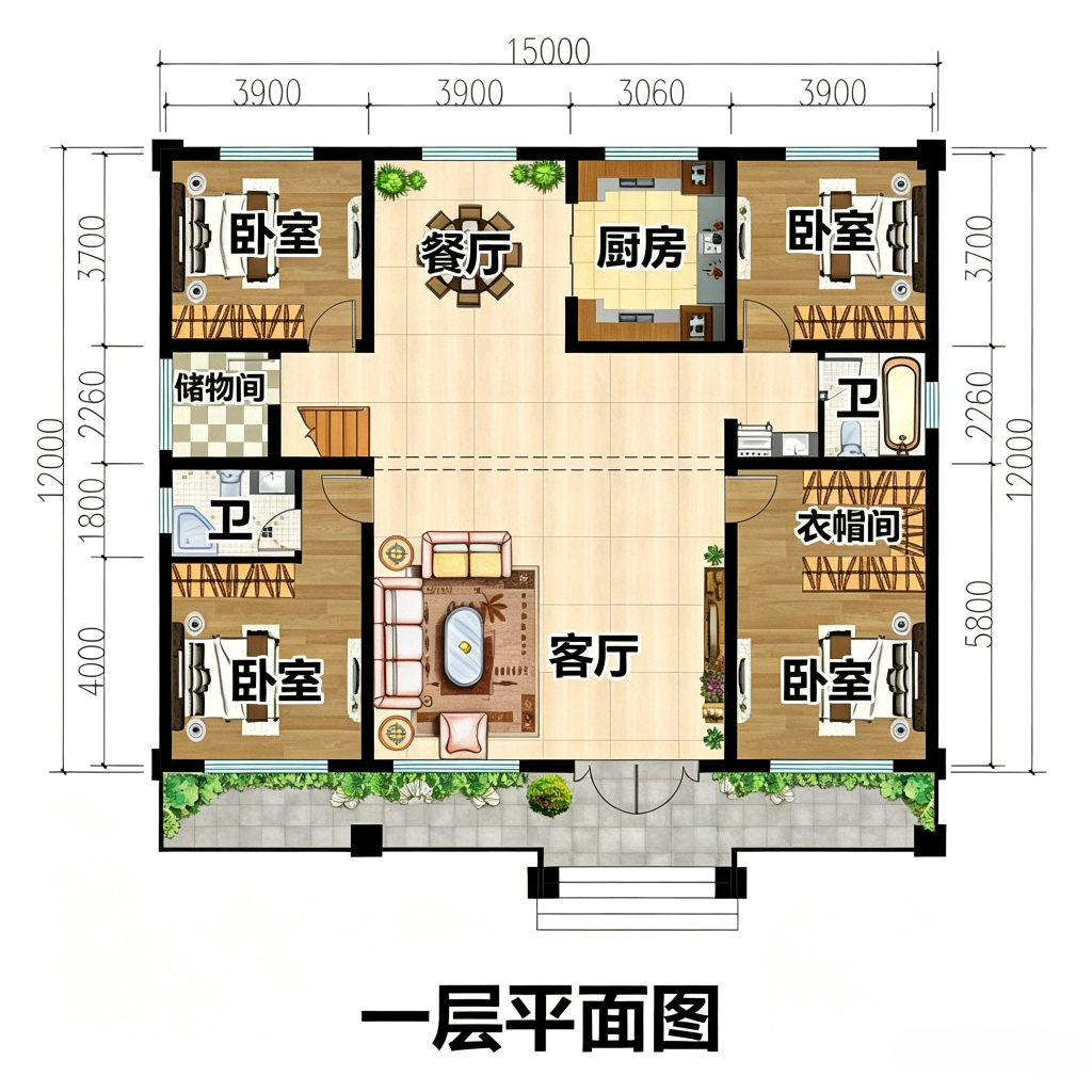 一层户型7